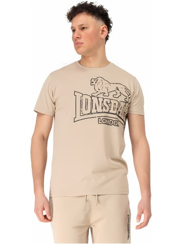 Lonsdale T-Shirt "Langsett" in Beige