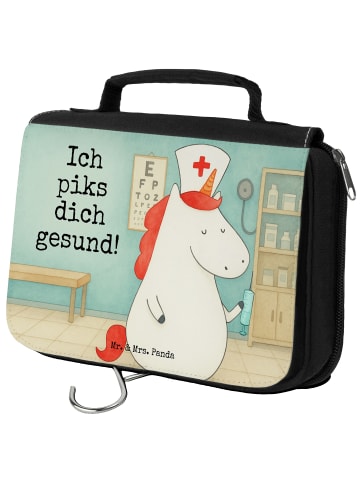 Mr. & Mrs. Panda Kulturtasche Einhorn Krankenschwester Design mi... in Weiß
