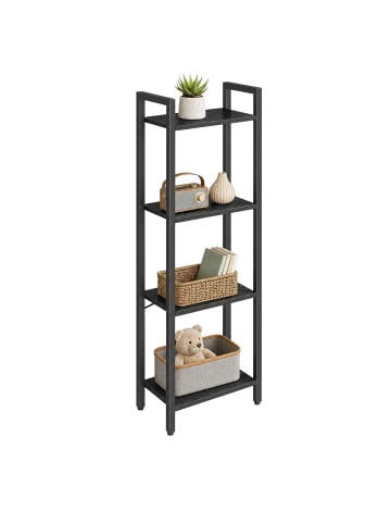 VASAGLE Regal Barnet in Schwarz - (B)24 x (H)107 x (T)40 cm
