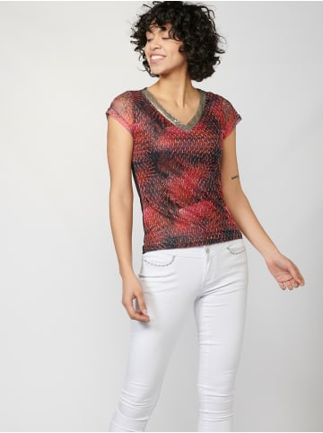 KOROSHI Kurzarm T-Shirt in multicolor