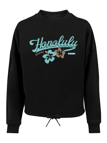 F4NT4STIC Oversize Sweatshirt Honolulu in schwarz