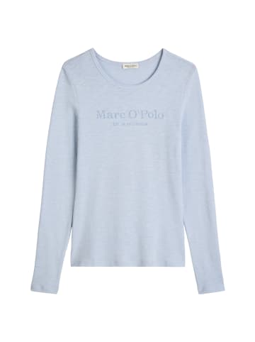 Marc O'Polo Logo-Longsleeve regular in Soft Sea