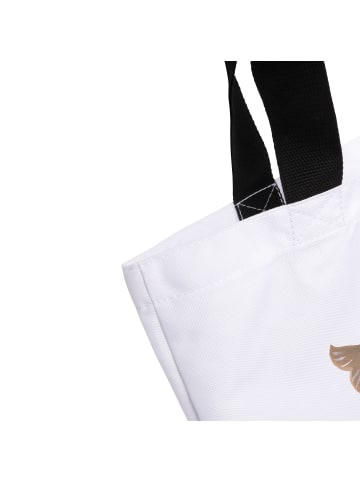Mr. & Mrs. Panda Shopping Bag Robbe Lachen mit Spruch in Weiß