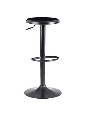 FineBuy Barstuhl in Schwarz / Metall / 40x40x79