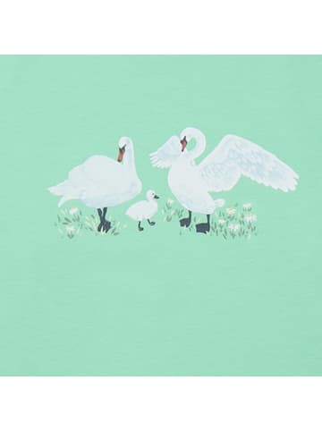 Walkiddy Langarmshirt Swans in Spring-Shirt