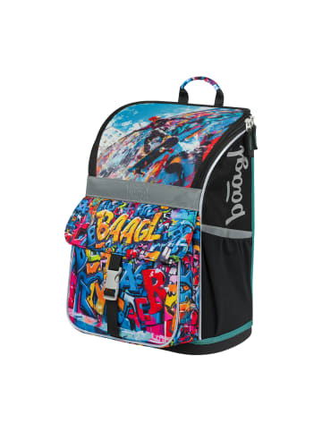 BAAGL Schulranzen Zippy in Schwarz Skatepark - 28x37x17cm