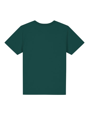 wat? Apparel T-Shirt GIraffe Kleine Schwester in Dunkelgrün