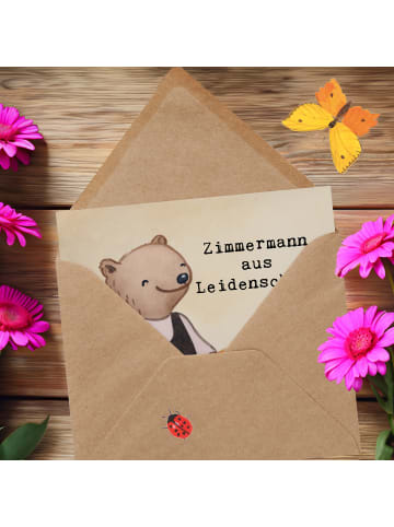 Mr. & Mrs. Panda Einladungskarte Zimmermann Leidenschaft Design ... in Weiß