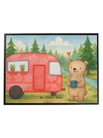 Mr. & Mrs. Panda tischpad Bär Camper Design ohne Spruch in Weiß