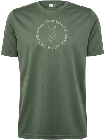 Hummel Hummel T-Shirt Hmlte Training Herren Atmungsaktiv Feuchtigkeitsabsorbierenden in CLIMBING IVY