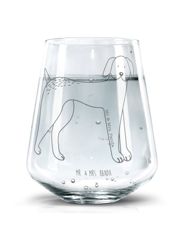 Mr. & Mrs. Panda Glas Hund Dogge ohne Spruch in Transparent