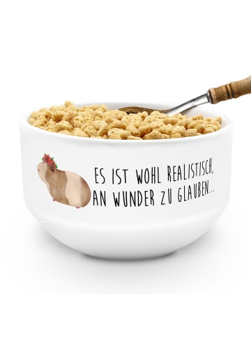 Mr. & Mrs. Panda Schüssel Meerschweinchen Weisheit mit Spruch in Weiß