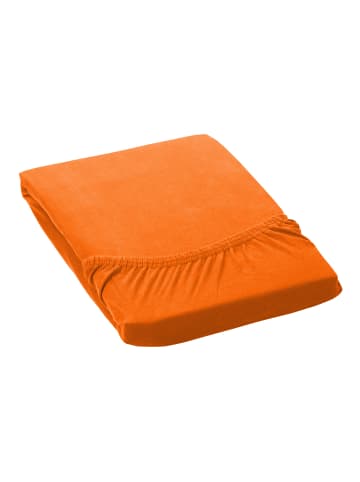 GMD Living Jersey Spannbettlaken JANNEBY für Babybett in Farbe Terracotta