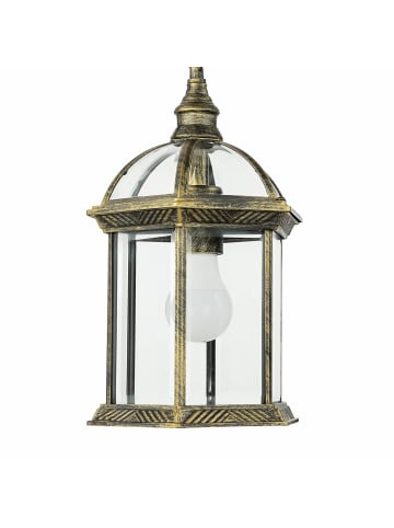 Licht-Erlebnisse Außen Pendelleuchte EEK F Ø 20 x (T)95 cm in Gold Antik