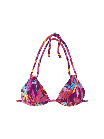 Buffalo Triangel-Bikini-Top in berry bedruckt