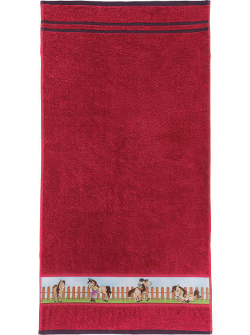 Erwin Müller Frottier Kinder-Badetuch in rot