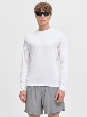 Jack & Jones Langarm-T-Shirt in Bright White