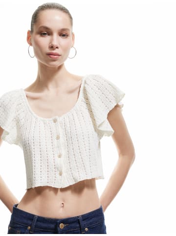 KOTON BLUSE SS in Ekru