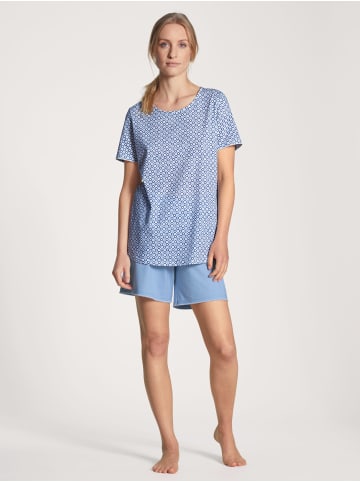 Calida Pyjama kurz in Milky blue