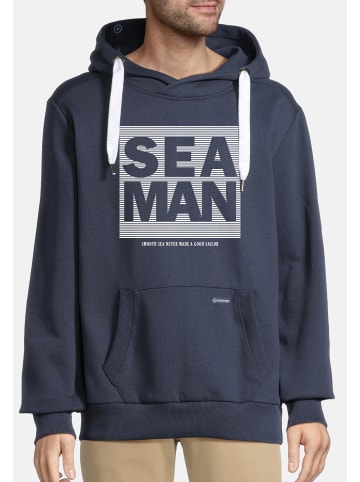 Salzhaut Kapuzenpullover für Herren in marineblau