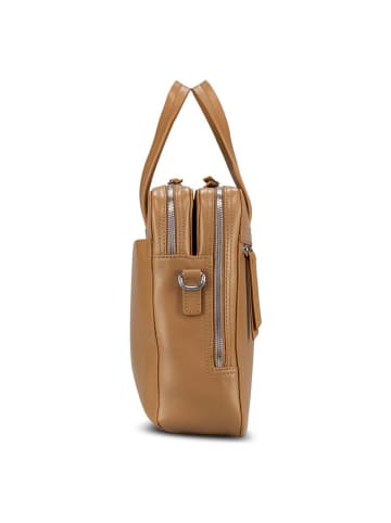 Jost Arva Aktentasche Leder 36 cm Laptopfach in toffee