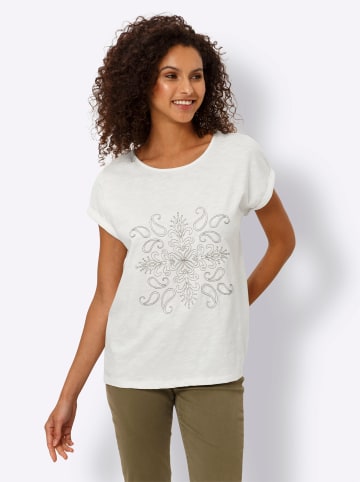 Heine Rundhalsshirt in ecru