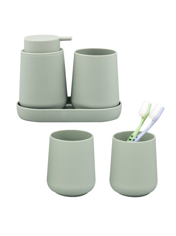 eluno Bad-Accessoires Set TESERO 5tlg. ca. 8,5 x 12 x 9 cm (B/H/T)