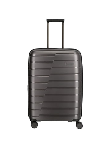 travelite AIR BASE 4-Rad Trolley hart M Anthrazit in schwarz/grau