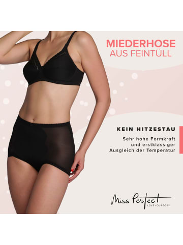 MISS PERFECT Shapewear Feintüll Miederhose in Schwarz