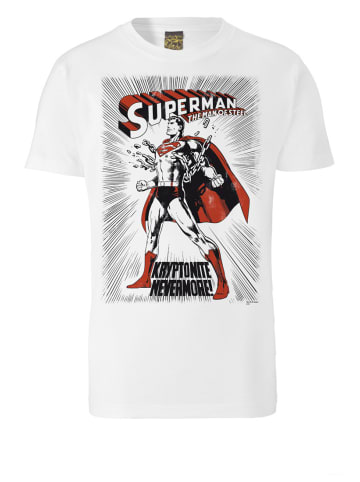 Logoshirt T-Shirt SUPERMAN KRYPTONITE in weiß