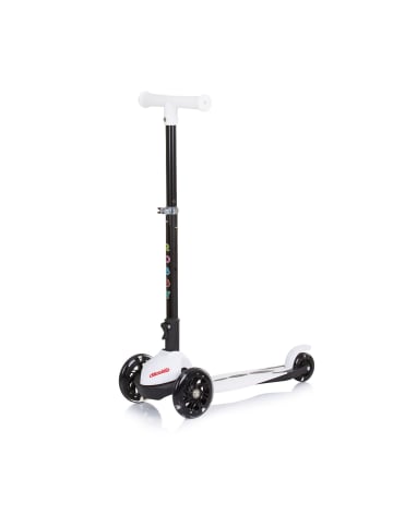 Chipolino Kinderroller Robby 3 LED-Räder in weiß