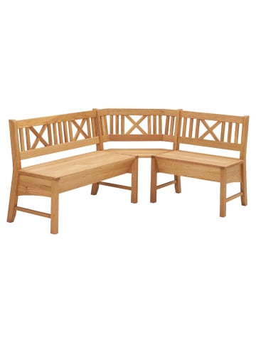 58 aufm Kessel ECKBANK Delaney 139 x 179 x 87 Massivholz Wildeiche geölt
