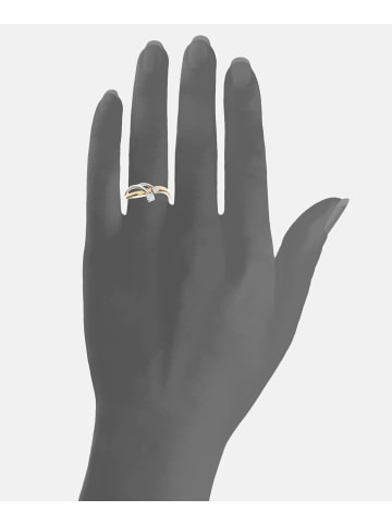 Diamant L'éternel Ring aus 375 Gelbgold mit Diamant