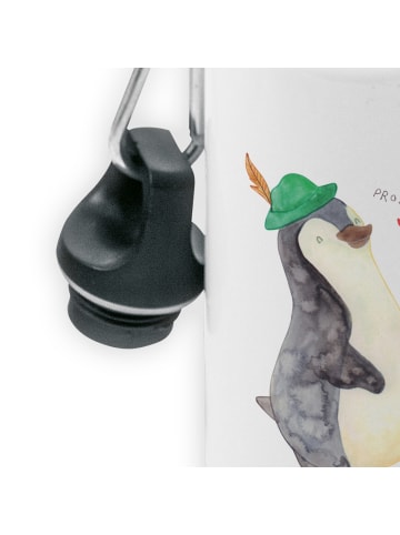 Mr. & Mrs. Panda Trinkflasche Pinguin Bier ohne Spruch in Weiß