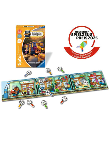 Ravensburger Ravensburger Lernspiel Team SMART ermittelt: Diebstahl im Tier-Express in bunt