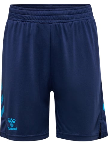 Hummel Kinder Short "Ongrid Poly Shorts" in Blau
