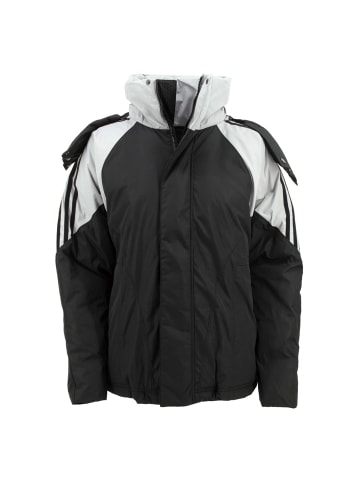 adidas Jacke Logo Down Oversize in Schwarz
