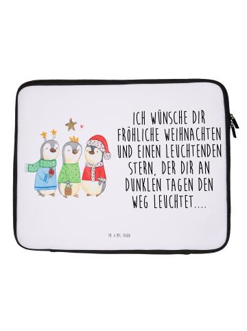 Mr. & Mrs. Panda Notebook Tasche Winterzeit Heilige drei Könige ... in Weiß