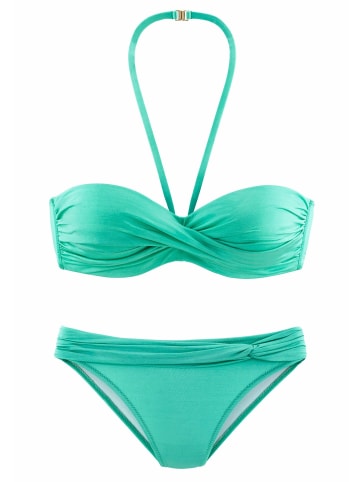 LASCANA Bügel-Bandeau-Bikini in mint