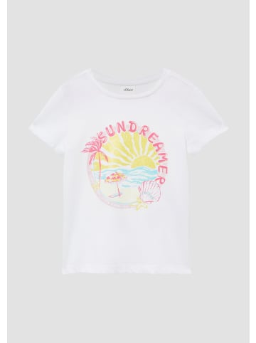 s.Oliver T-Shirt in 0100_weiß