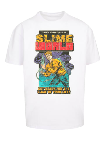 F4NT4STIC T-Shirt Retro Gaming Todd's Adventures In SlimeWorld in weiß