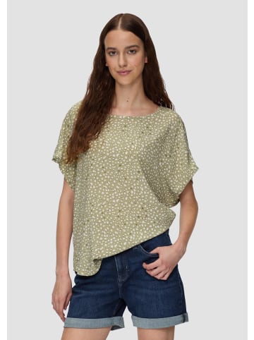QS Bluse in 72A1_olivgrün