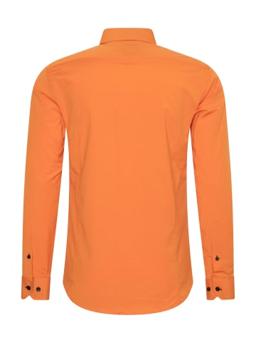 Rusty Neal Business Hemd Slim Fit Premium Cotton-Stretch in Orange