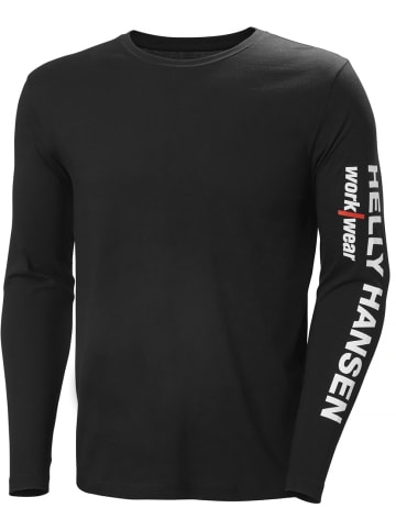 Helly Hansen Longsleeve "Classic Logo" in Schwarz