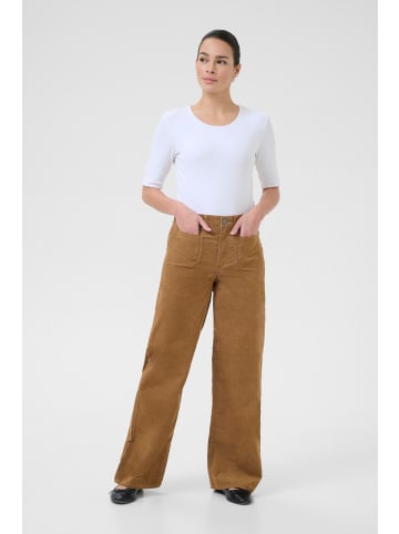 Kaffe Casual Hose KAmolly Regular fit in Toasted Coconut