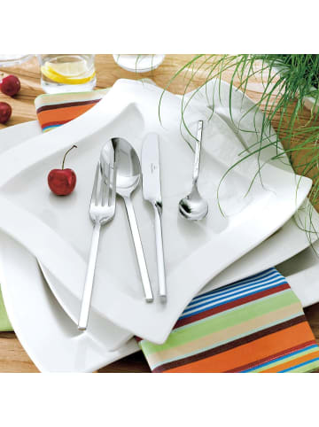 Villeroy & Boch 3-tlg. Lunch Tafelbesteck NewWave in Silber – in silber