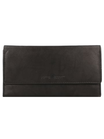 Greenburry Basic Geldbörse RFID Leder 19 cm in black