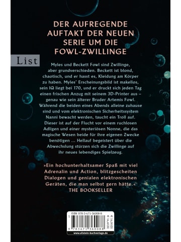 List Paul Verlag Die Fowl-Zwillinge und der geheimnisvolle Jäger | Roman