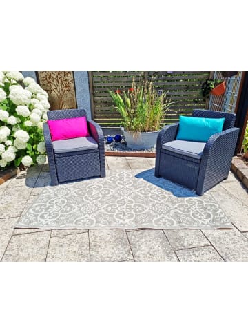 JACK Outdoor Teppich 120x180cm In- & Outdoor in Ornamente Taupe