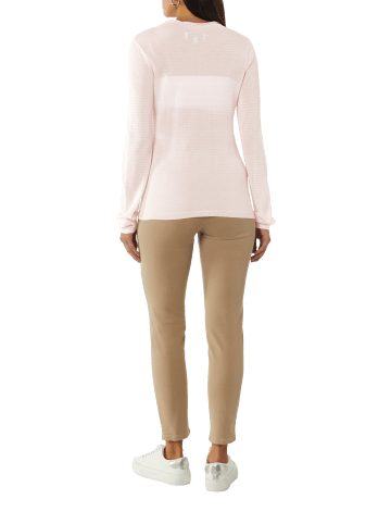 comma CI Strickpullover langarm in Pink